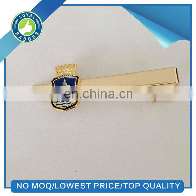 men's tie clip with custom logo