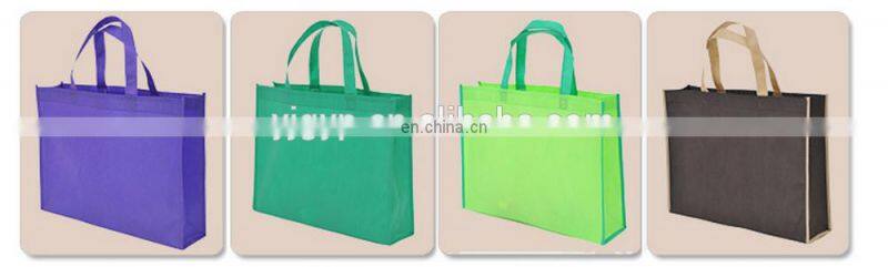 Cheap pure color non woven gift printed shopping bag