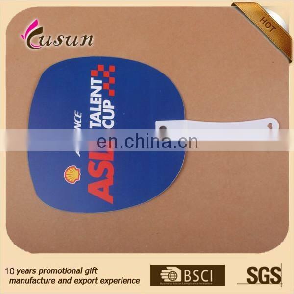 Professional Wholesale OEM Customized Logo Cheap PP Hand Fan