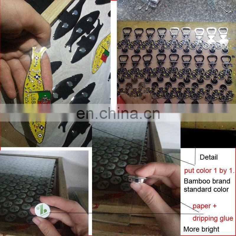 Wholesale Metal Souvenir Key ring Custom Beer Bottle Opener Keychain