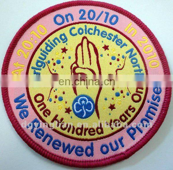 cheap and nice quality woven patch