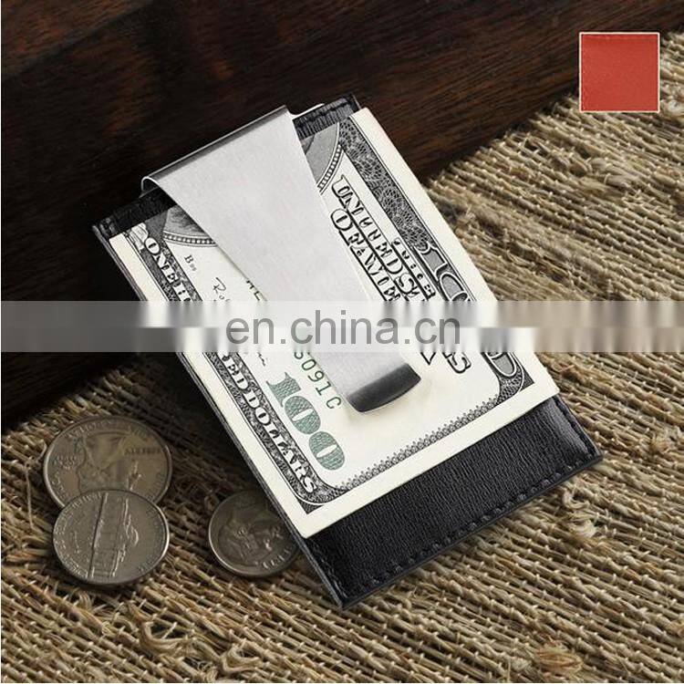 Wholesale gold metal money clip plastic money clip