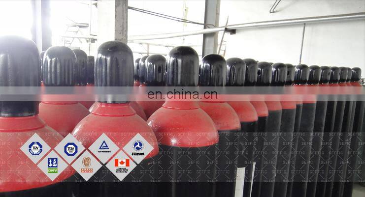 Seamless Steel Cilindro de oxigeno portatil Medico