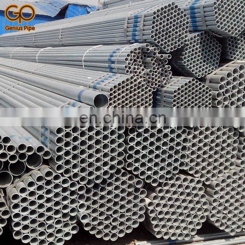 Round diameter 30cm Section Shape and bare 3pe painted Surface Treatment green tube galvanized steel pipe