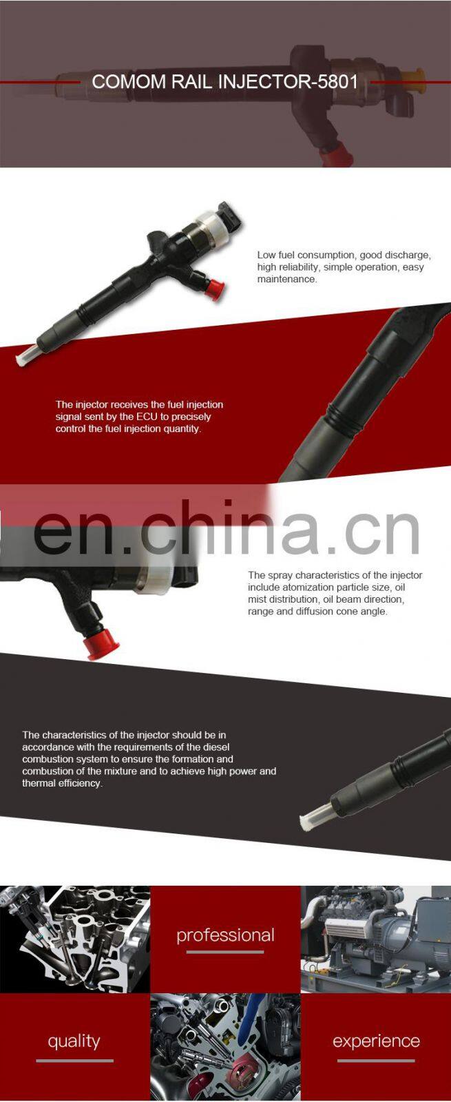OEM quality fuel diesel injector 095000-5801 095000-5800 for FORD