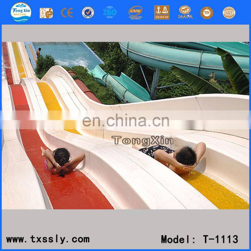 Various exciting amusement park fiberglass slide + water park popular product, park