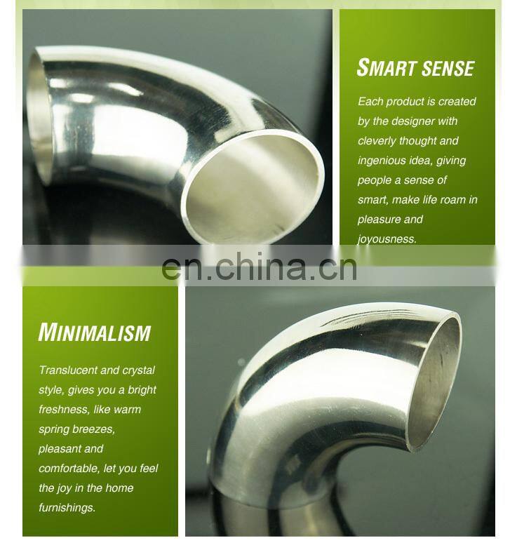 Mirror or Satin Pipe Elbow Pemco 90 Degree Stainless steel elbow for Staircase Railing