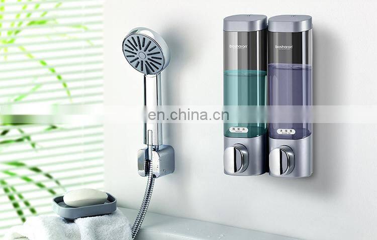 Wholesale 300ml ABS Plastic Hand Double Soap Dispenser For Hotel