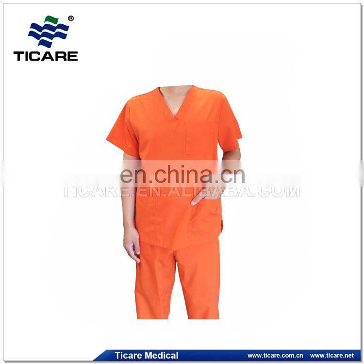 Medical Reusable Blue Cotton Surgical Gown