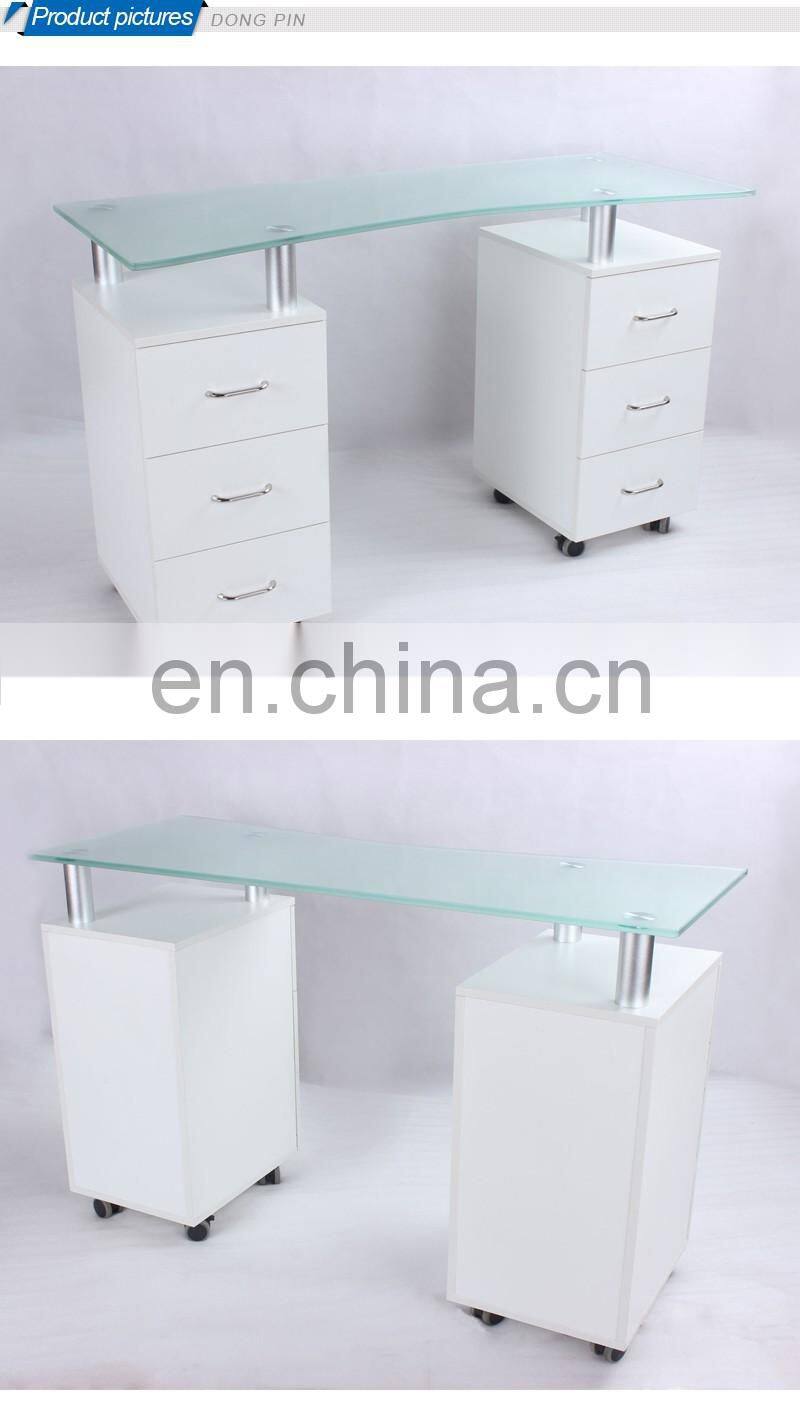 nail spa nail table with vacuum cleaner