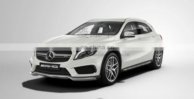 GLA class X156 GLA45 body kit for GLA200 GLA220 GLA260 to GLA45 front bumper rear bumper