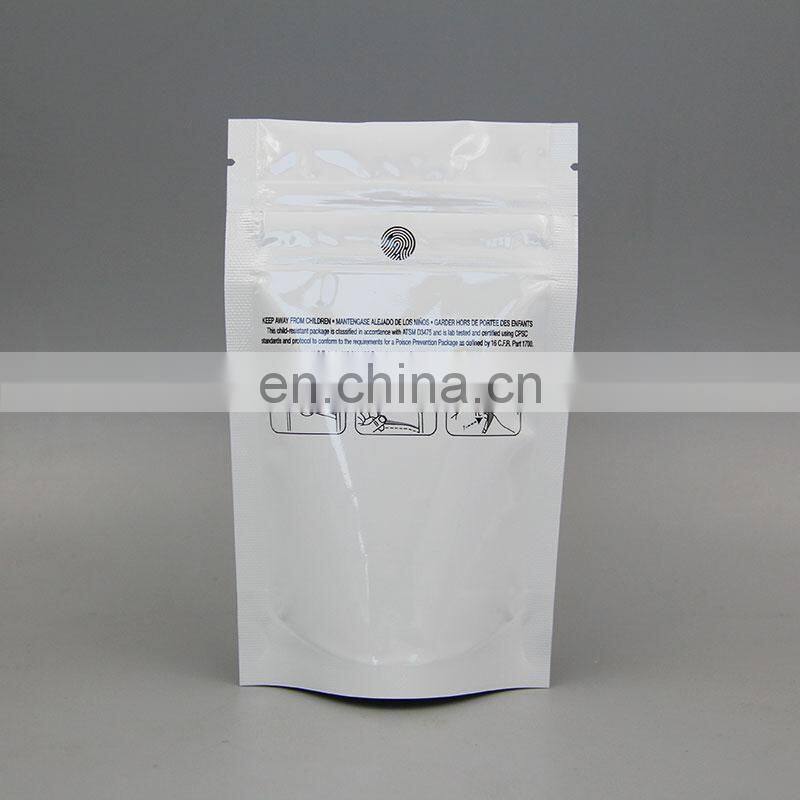 ASTM Child Proof Resistant Locking Zipper Packaging Exit Mylar Locking Pouches Reclosable Closure Barrier Bags 12*9 In 8*6