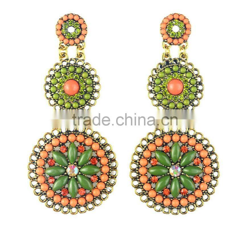 gold earring designs Jewelry Pedants factory china Arete para dije colgante para mujer