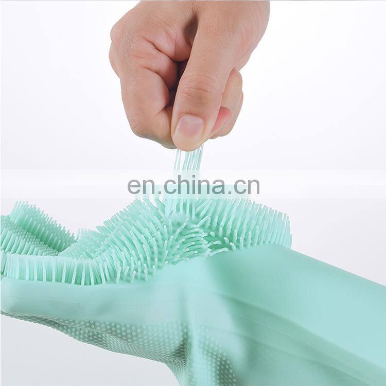 Silicone Gloves for Dish Washing Waterproof Silicone Kitchen BBQ Gloves Silicone Washingdish Gloves