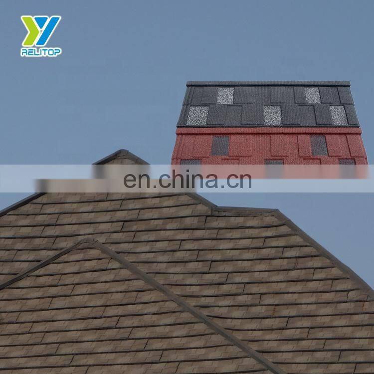 Building material Roofing Sheet Shingle Type stone coated roof metal tile manufacturers
