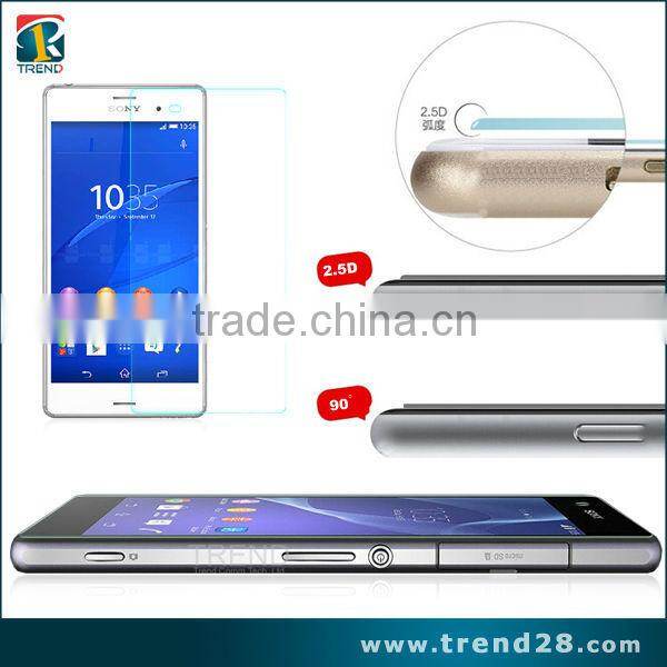 9h clear tempered glass screen protector for sony Xperia z4