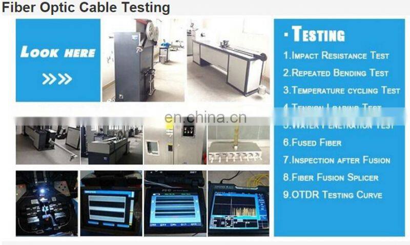 Fiber GYFTY 24 Core Single Mode Fiber Optic Cable Aerial