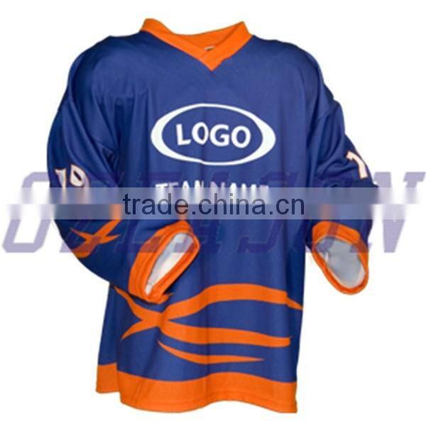 China imported ice hockey shirts custom design
