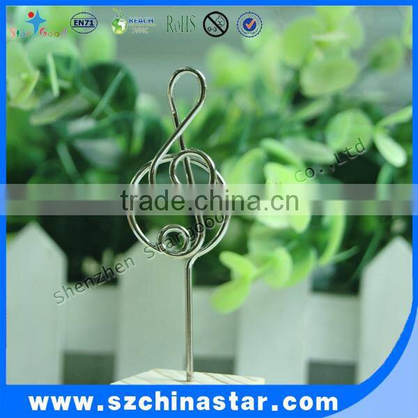 OEM designed resin base memo stands