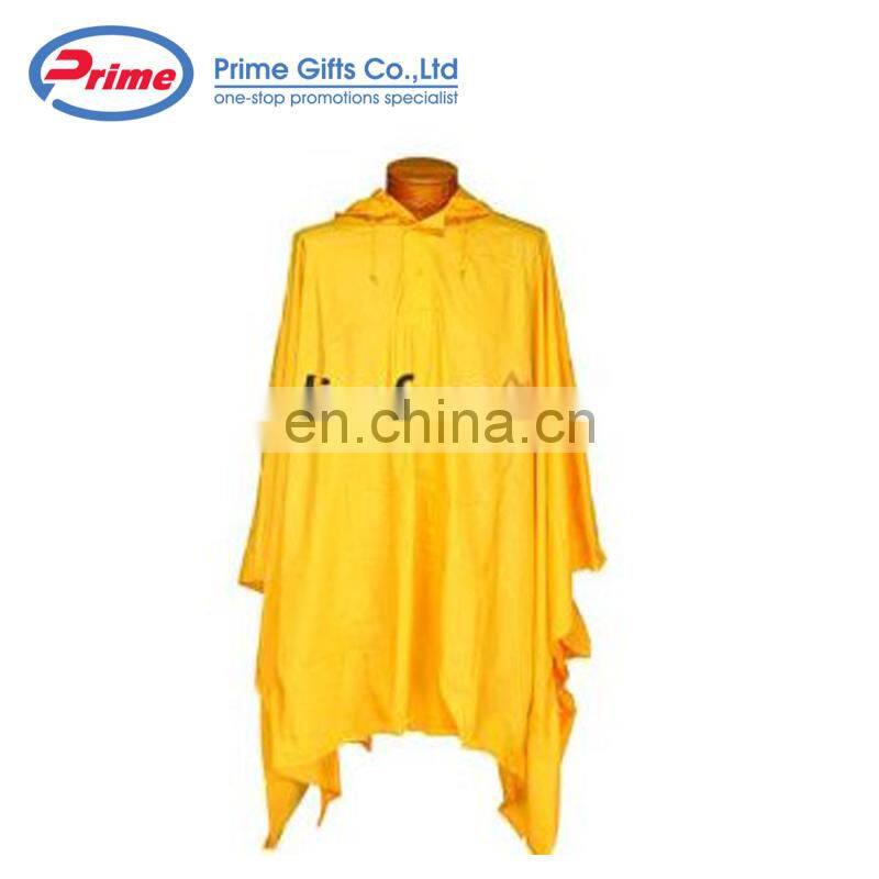 Promotional Poncho Raincoat Adult with Custom Logo