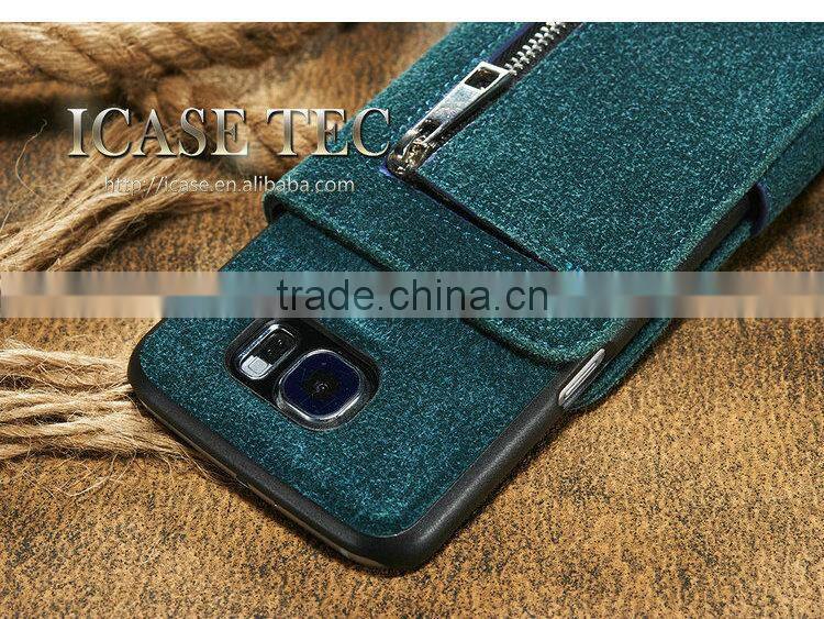 Popular leather cover for Galaxy S6, for Samsung S6 phone covers