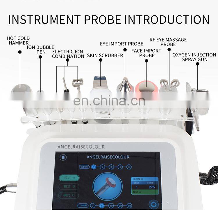 10 IN 1 Comprehensive Facial Massager Beauty Instrument Ion Bubble Cleansing Oxygen Hydration Rejuvenation Skin Care Machine