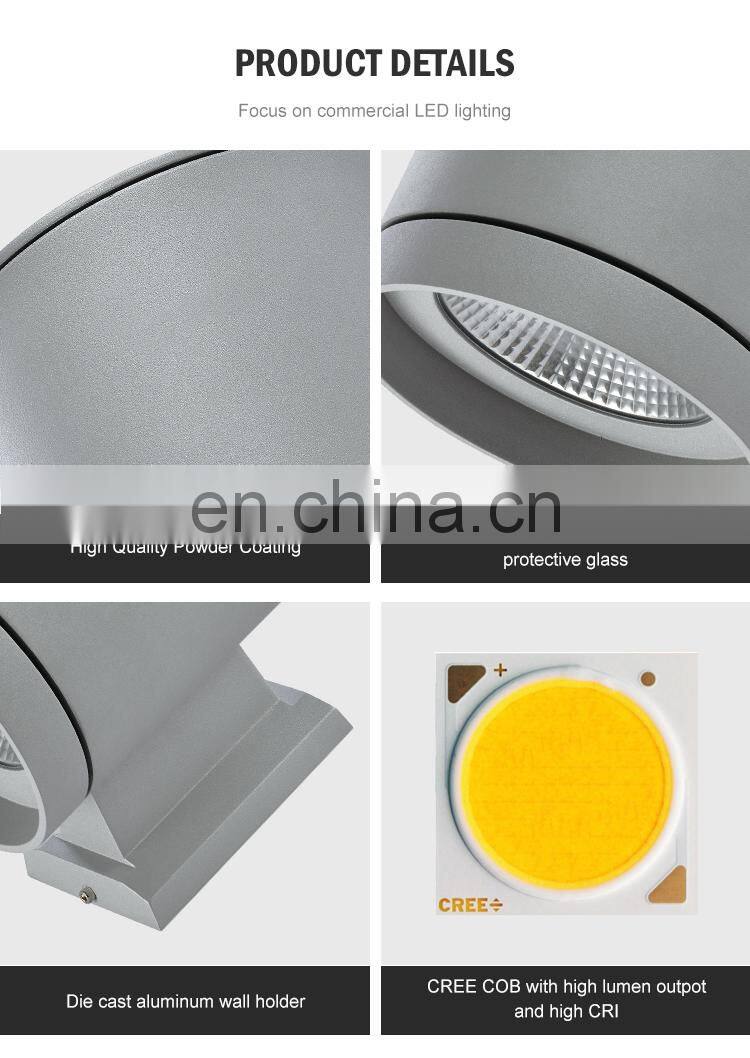 New Design Surface Mounted Die Cast Aluminum Ip65 Waterproof 20watt Outdoor Led Wall Lights