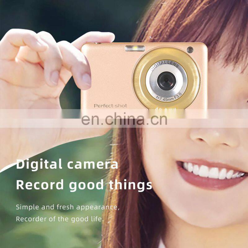 2022 New arrival 2.7 inch 48.0 Mega pixels high quality digital photo camera for children 1080P compact design kids mini camera