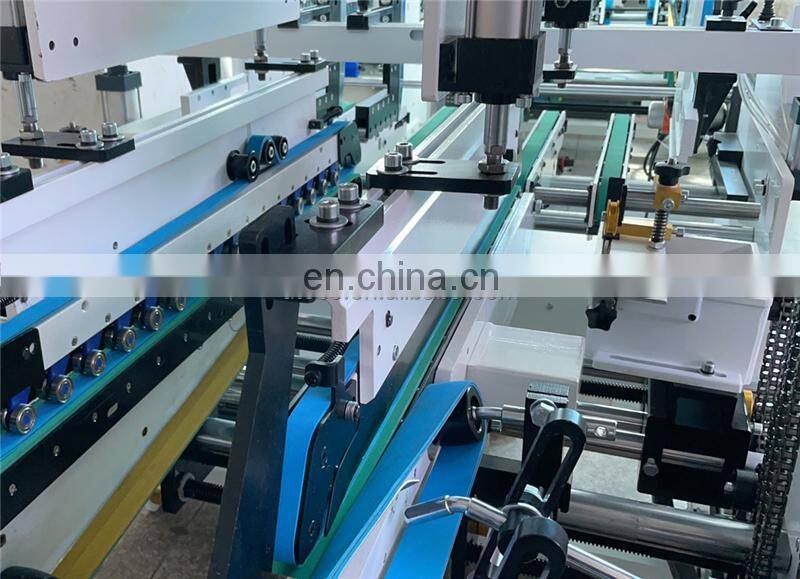 UFG800B Automatic Anti-heat Hot Coffee Insulated Paper Cup Carton Sleeve Fan Folder Gluer Making Machine