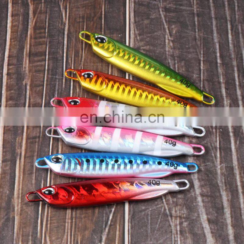JOHNCOO 10G/20G/30G/40G/60G Sinking Saltwater Long Casting Variable Depth Metal Lure Jigging Lures