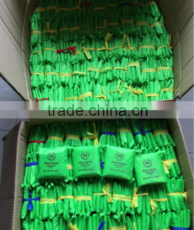 Good quality canvas strawberry drawstring bag, nylon string shopping bag