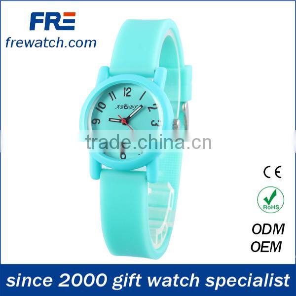 hot sales 2015 fashion silicone watch with japan movement water resisting
