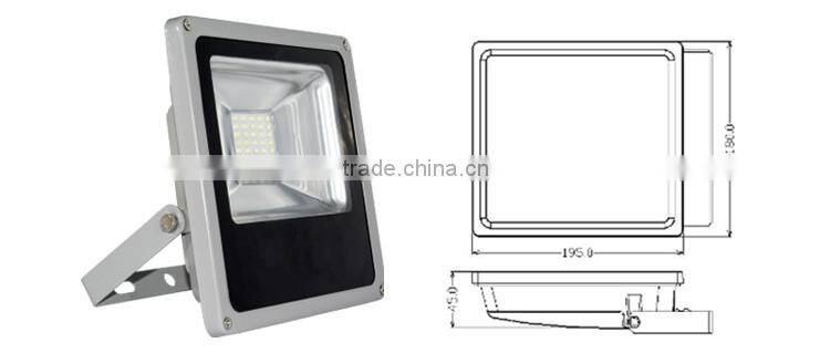 Working lifetime up 50000 hour warranty 3 Years 20w led flood light
