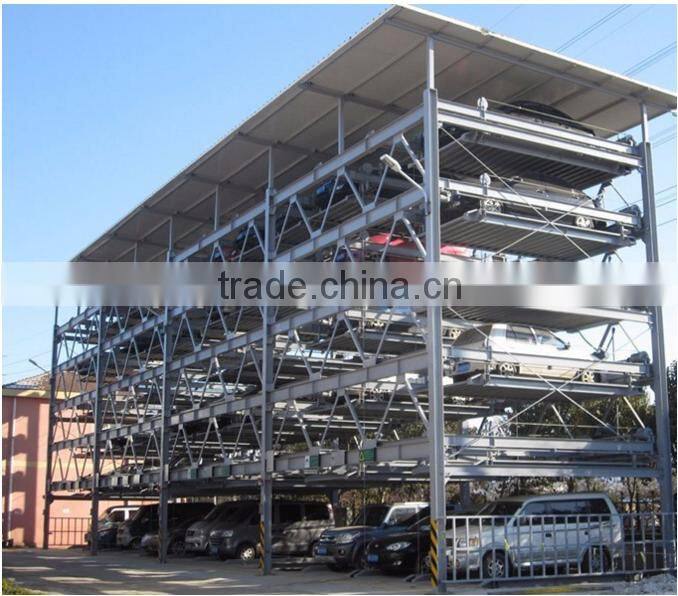 new compact outdoor lifting and sliding smart car parking system