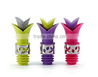 HOT wholesale durable silicone wine bottle stopper