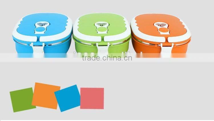 Kid Rectangular Insulated Stainless Steel Tiffin Lunch Box/ Thermos For Hot Food/Storage Box