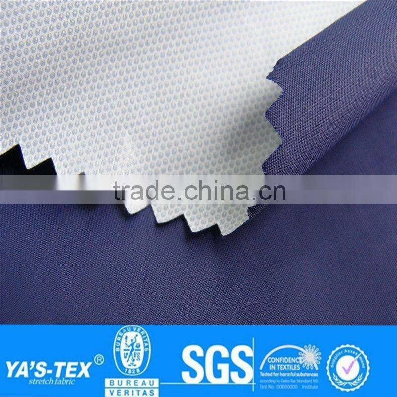 High Quality Water Resistant Nylon 4 Way Stretch TPU Bonded Fabric For Sportswear