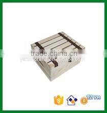 Rectangular wooden wine box