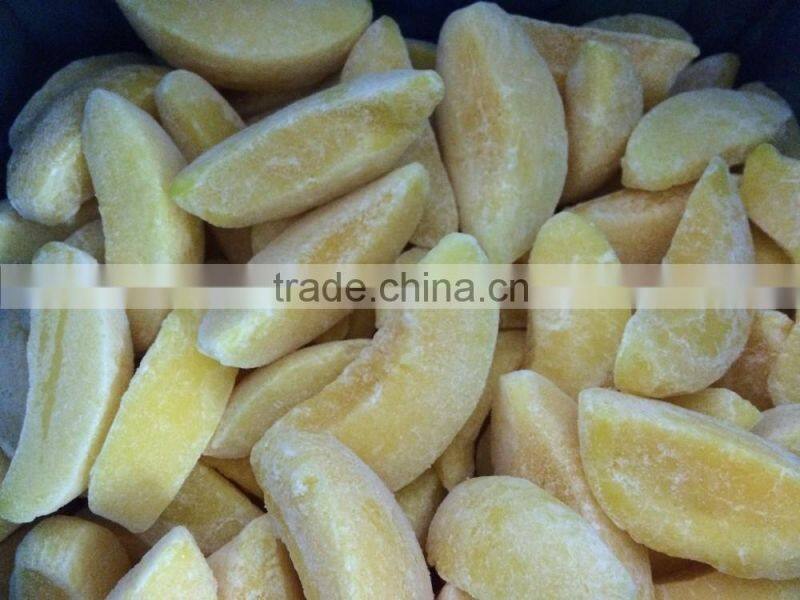 Yellow Peach Frozen Diced