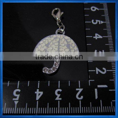 Enamel umbrella keychain,umbrella charm