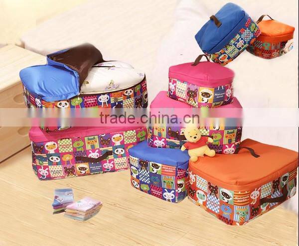 Cartoon Oxford Fabric Baby Kids Clothing Quilt Sorting Toy Organizer Storage Bag