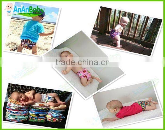 AnAnBaby Prints SNAP-ON Bedwetting Toddler Training Pants With Bamboo Inner