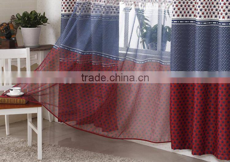 2015 Children's curtain stars Cartoon Curtain curtain fabric