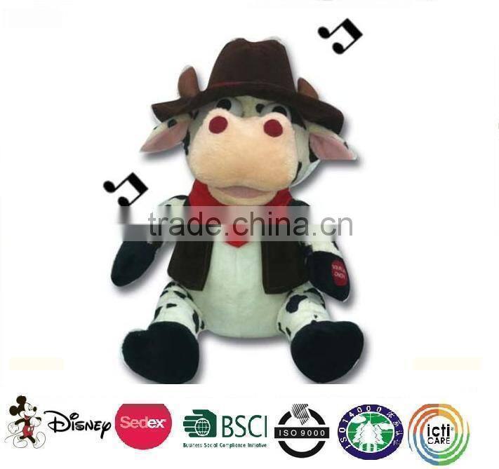 Wholesale Musical Plush-11" Singing Toy/ Plush Musical Animal Toy