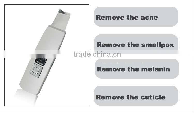 Handheld stainless steel skin scrubber electric facial scrubber