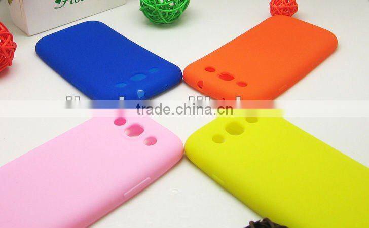 Mobile Phone Cover Silicon Gel Case for Galaxy S3 i9300
