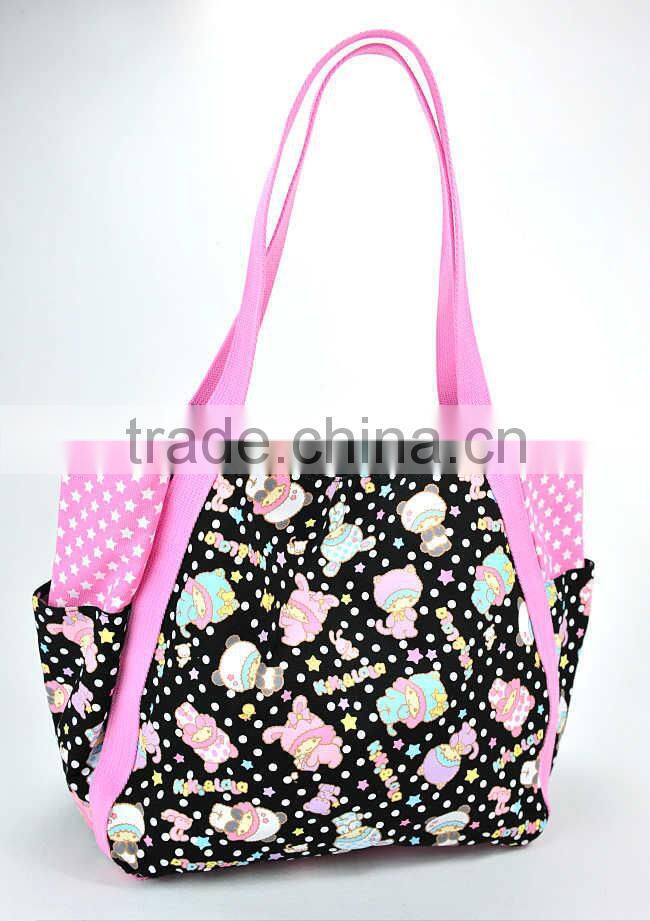 2016 eco high quality canvas travel bags