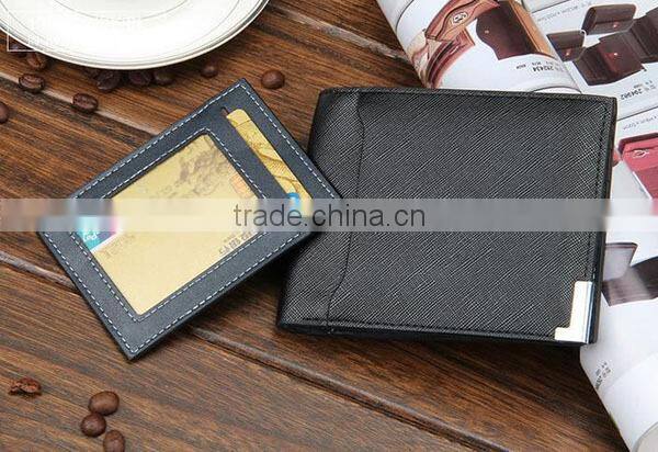 Men Bifold Business Leather Wallet Card Holder Coin Pocket Money Bag Purse