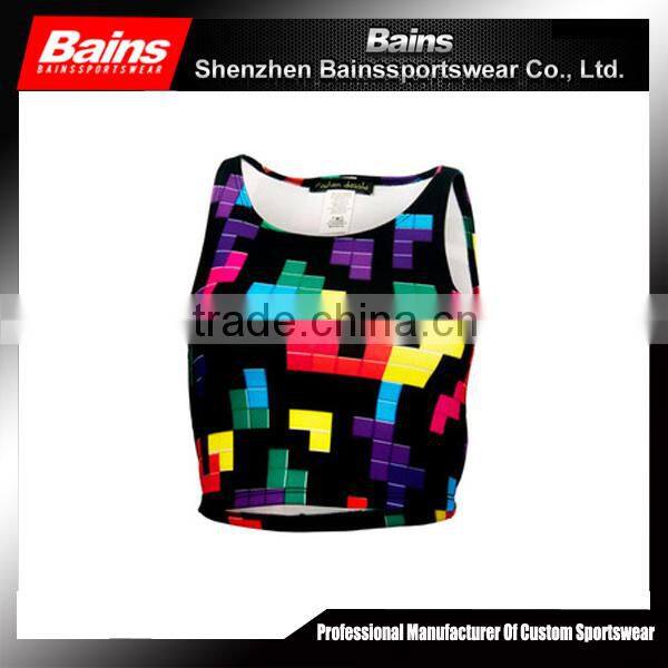 customized cheerleading crop tops wholesale women