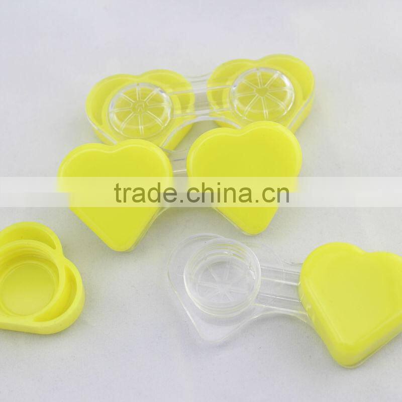special heart shape contact lens case /container